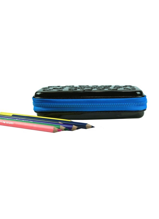 SMILY KIDDOS Smily Kiddos | Smily PVC Pencil Case (Black) | Transparent Hardtop Pencil Box | Star Pencil Box for Kids | kids Pencil case  - Image 4