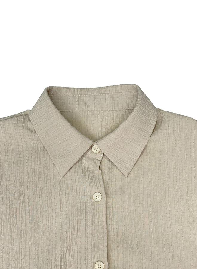 تايك تو طقم منسق من قميص مزخرف وبنطال بأرجل واسعة - Image 5