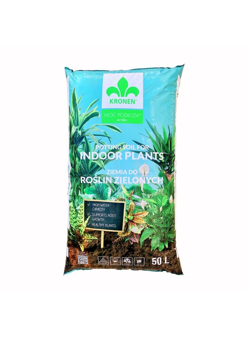 UNIVERSAL Kronen Universal Potting Soil for Indoor Plants 50L