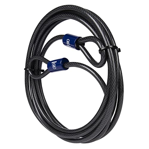 BRINKS - 15 ft x 3/8" Flexible Steel Loop Cable - Heavy Duty Vinyl Wrap for Corrosion Protection - Image 4