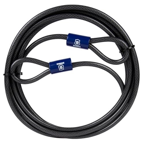 BRINKS - 15 ft x 3/8" Flexible Steel Loop Cable - Heavy Duty Vinyl Wrap for Corrosion Protection - Image 5