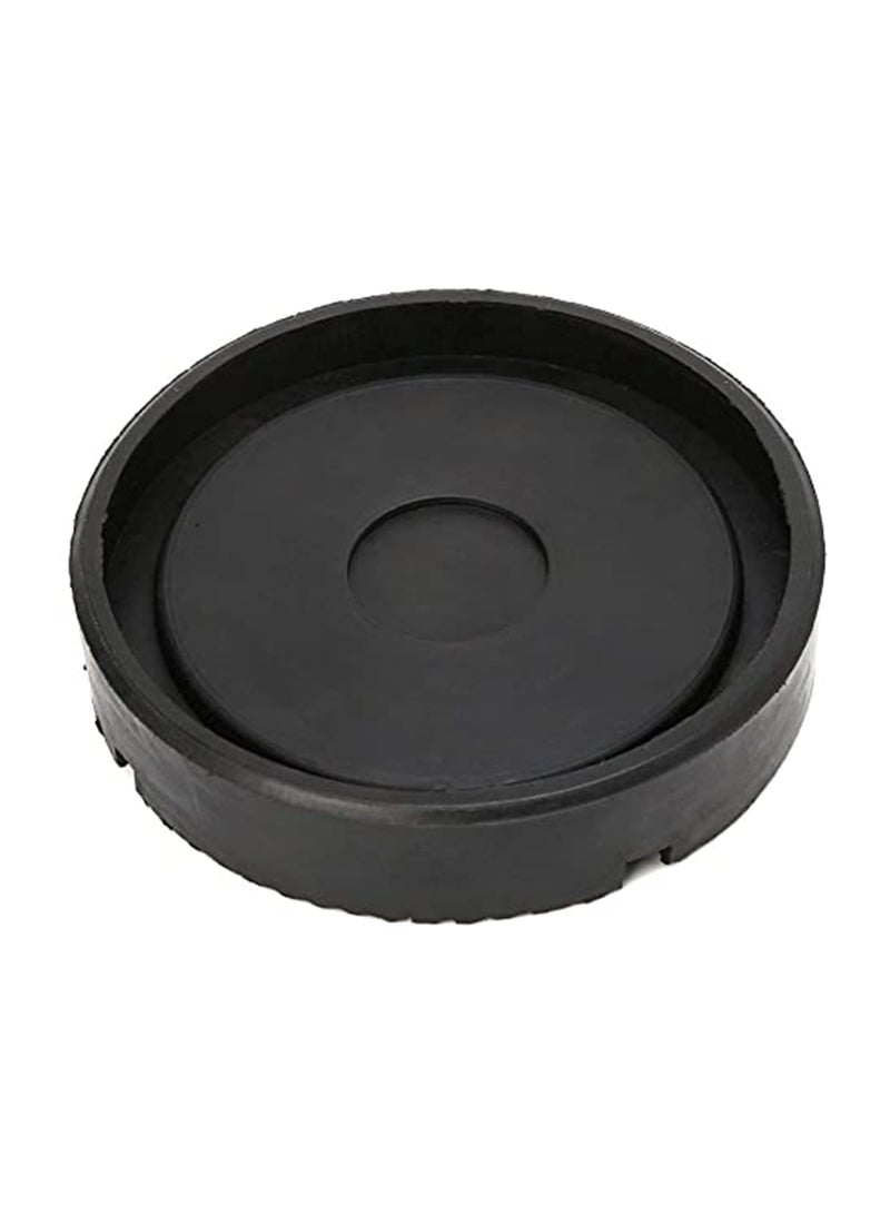 125mm Universal Floor Jack Rubber Pad Jack Pad Adapter Pinch Weld Side Frame Rail Protector Puck/Pad Maximum Load Bearing 3 Ton Soft Rubber Surface - Image 2