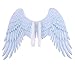 Himine NonWoven Fabric Festive Party Angel Wings Suitable for Child Decorative Wings White - Image 3