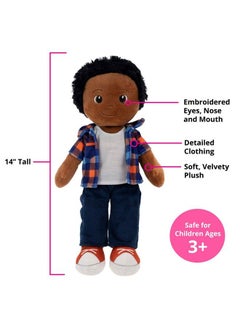 Black Baby Dolls Soft Rag Doll For Boys Girls Toddlers & Babies Multicultural Plush Dolls With Yarn Hair For All Ages Washable Fabric Body Brown Eyes Charlie 14 Inch - pzsku/ZF6260B4D802E13C56D72Z/45/_/1688193749/854c556e-ecab-42e5-be95-6522172522c2