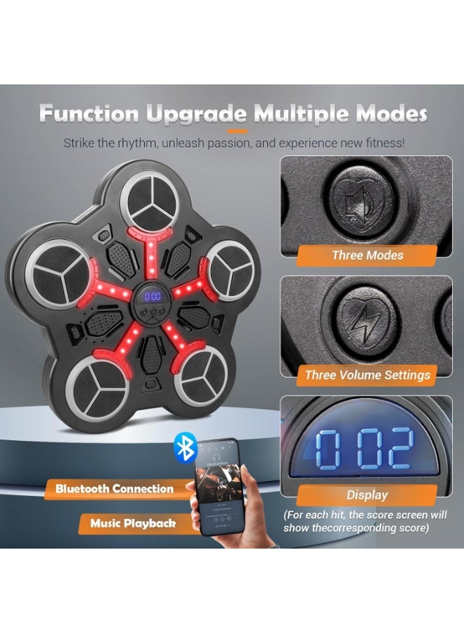LBMT Music Boxing Machine for Kids,Wall Mounted Bluetooth Smart Boxing Machine with Workout Gloves,Two Installation Methods ,Music Boxing Machine with Scoring Function for Home - Image 5