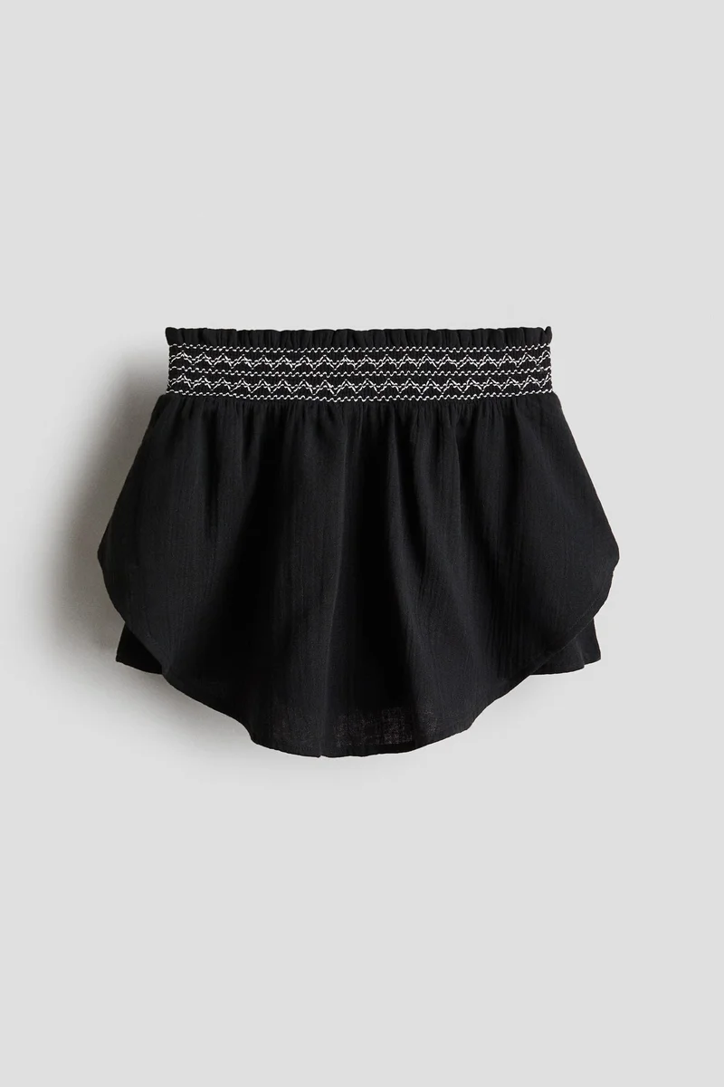 H&M Smock-detail muslin skort
