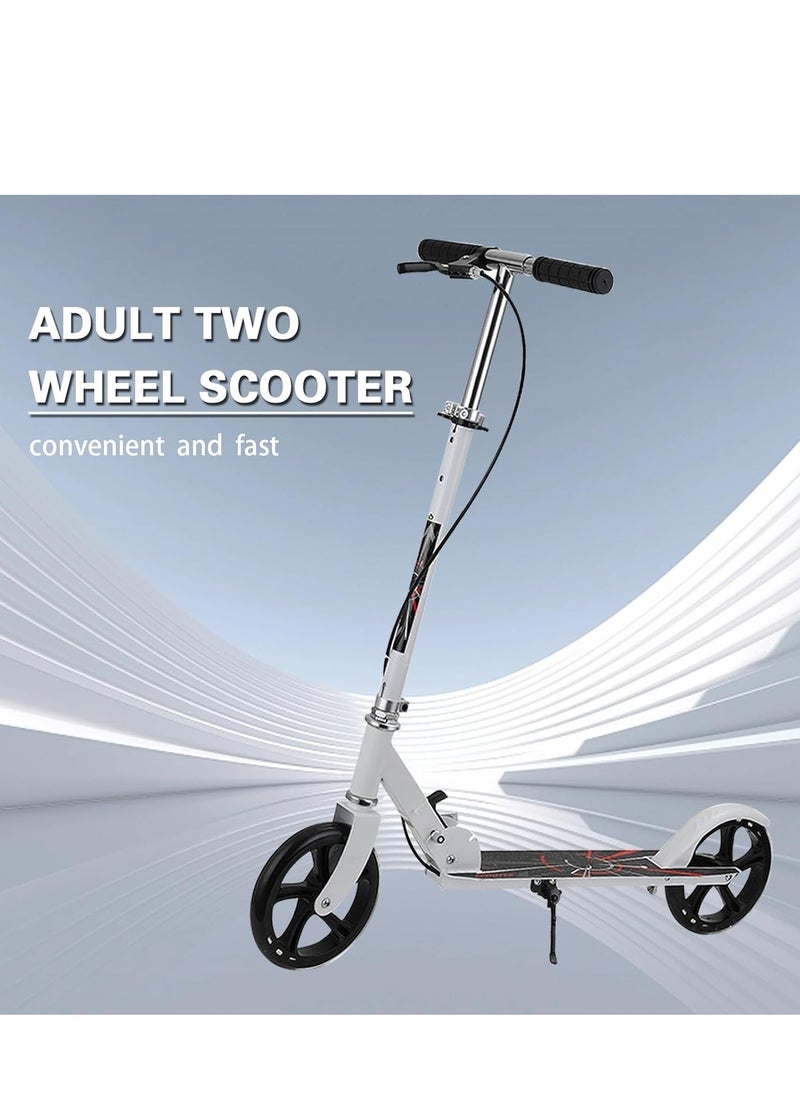DMG TECH - DMG Kick Scooter, Foldable Scooter with 4 Adjustment Levels Handlebar, Teens & Adult Scooter with Anti-Shock Suspension, Dual Brake Design, Max Load 100 KG, 8IN Big Wheels for Kids, Teen and Adults - Image 1