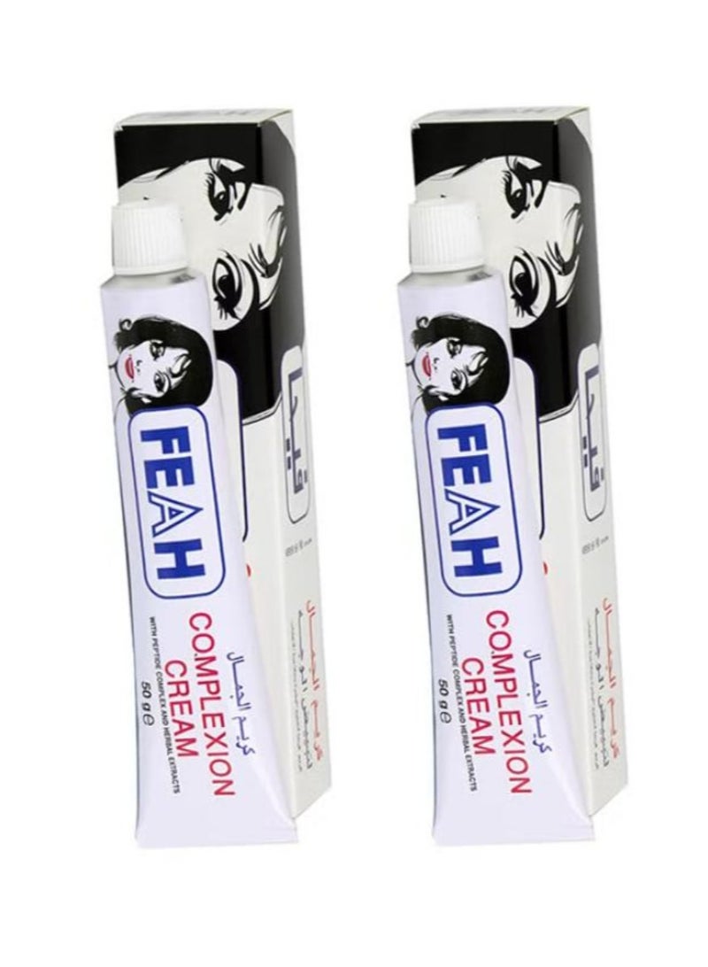 فياح كريم للبشرة بمستخلصات عشبية لتبييض البشرة وفيتامينات متعددة 50 جم قطعتين