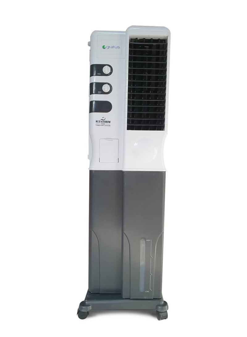 gratus ICESTORM35DX – 35 L Evaporative Air Cooler with 4‑Way Air Deflection, Auto Louver, Water Level Indicator, Made in India - Image 5