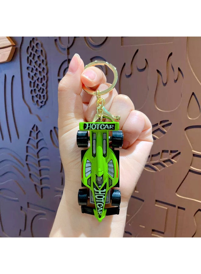 Creative Cool Locomotive Key Chain Pendant Mini Children's  Back Toy Car School Bag Key Chain Small Gifts