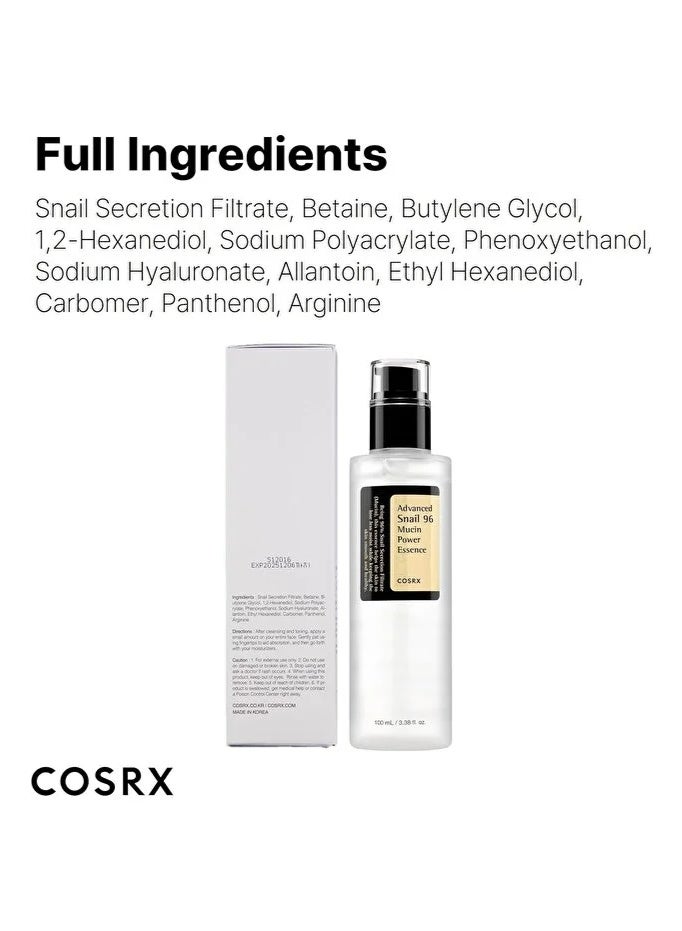 SNAIL ADVANCED SNAIL 96 MUCIN POWER ESSENCE 100ML