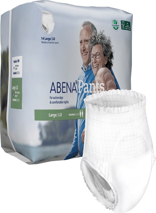 Abena Pants Light Premium Protective Underwear, Level 0, (Medium To Large Sizes Large, 14 Count - Image 1