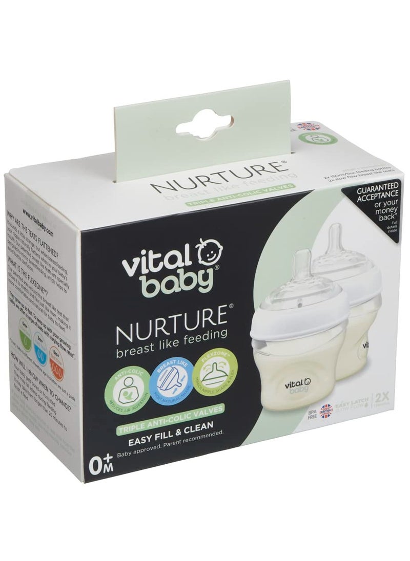Nurture Like Feeding Bottles 2 Pieces 150ml