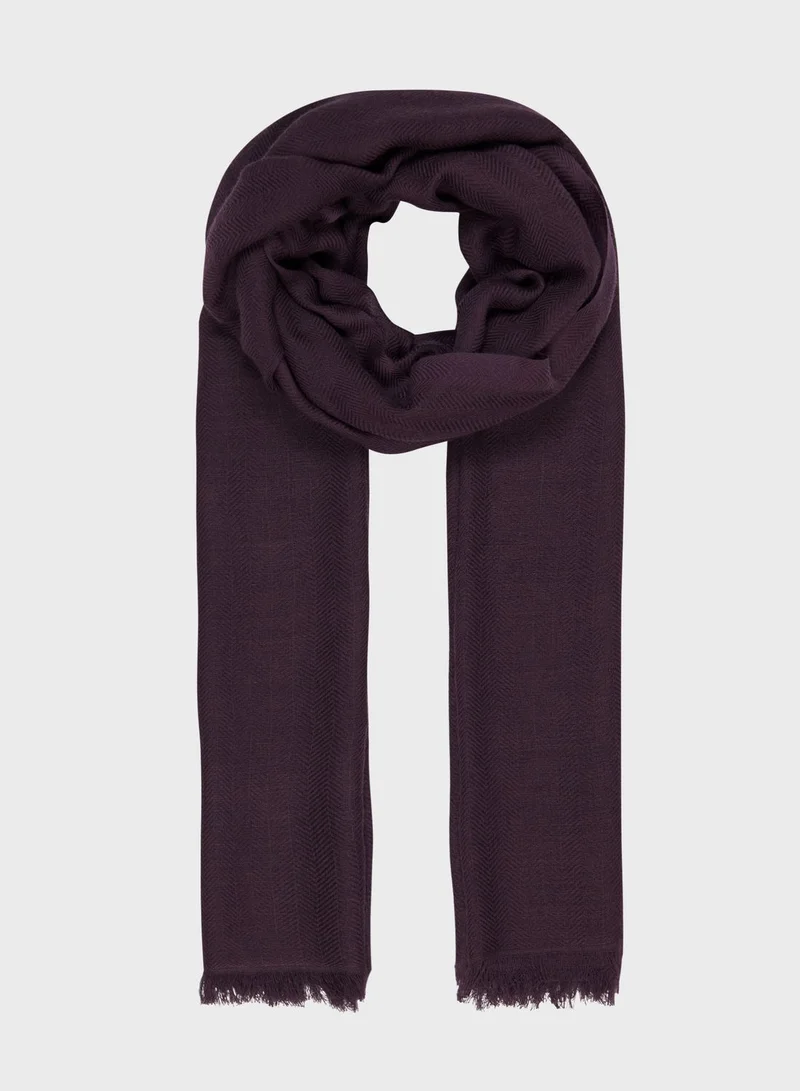 leem Chevron Weave Scarf
