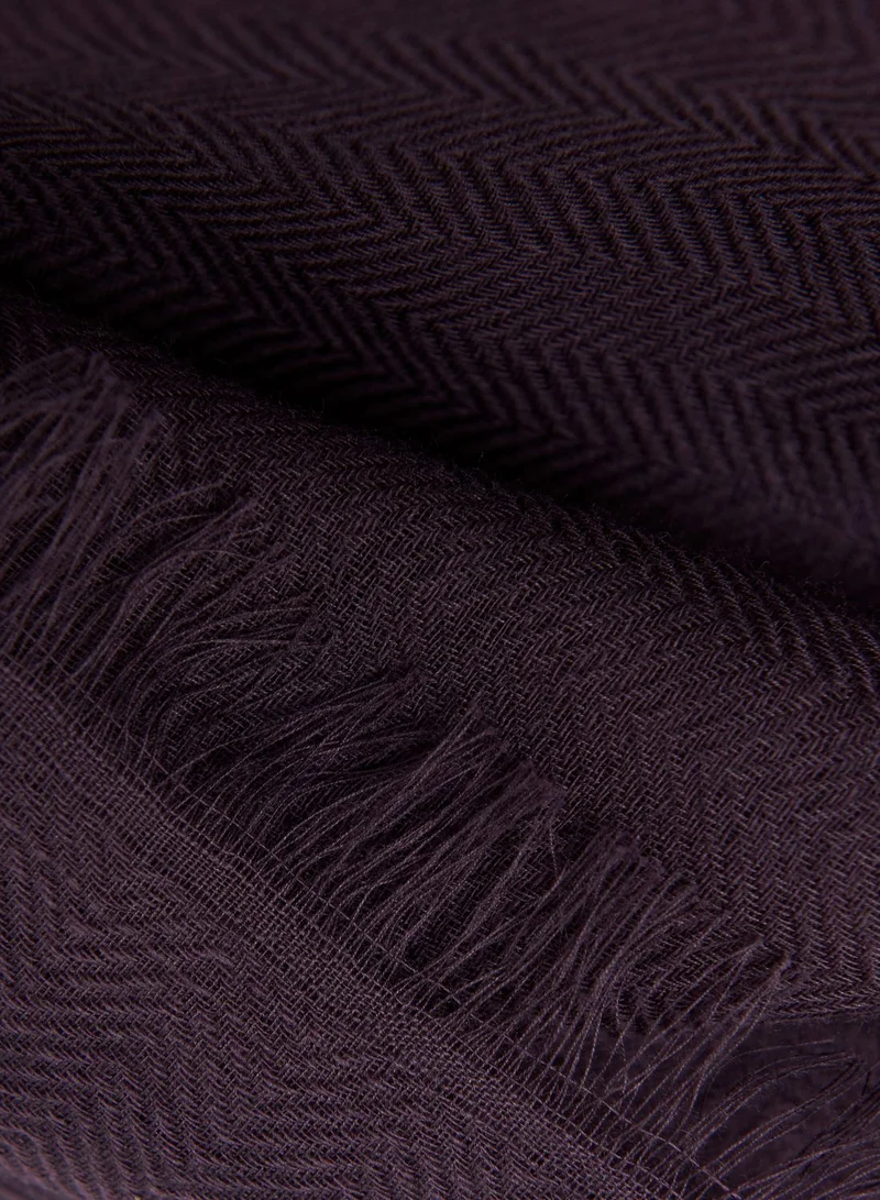 leem Chevron Weave Scarf