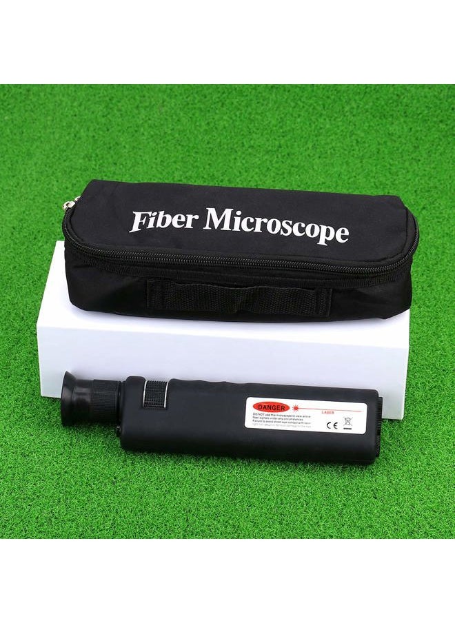CRUISER - Fiber Optic Inspection Microscope 400x LED Illumination Handheld Anti Slip Rubber SC/LC/FC Connection Fiber Cable Microscope Detector - Image 1