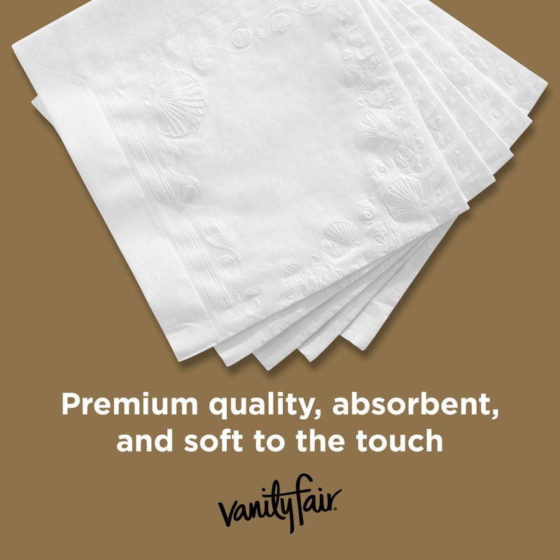 Vanity Fair Entertain Paper Napkins, 40 Count, Disposable Napkins Made For Entertaining And Events - Image 4