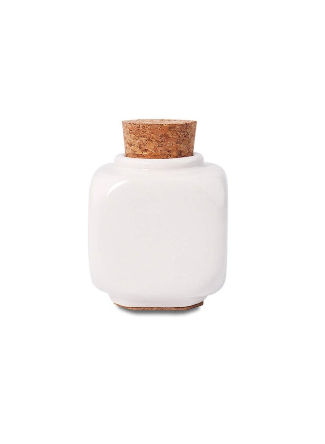 ConStore Porcelain Material Nail Art Acrylic Glass Dappen Dish Powder Liquid Bowl Holder Container With Soft Wooden Lid Nail Art Accessories white - Image 2