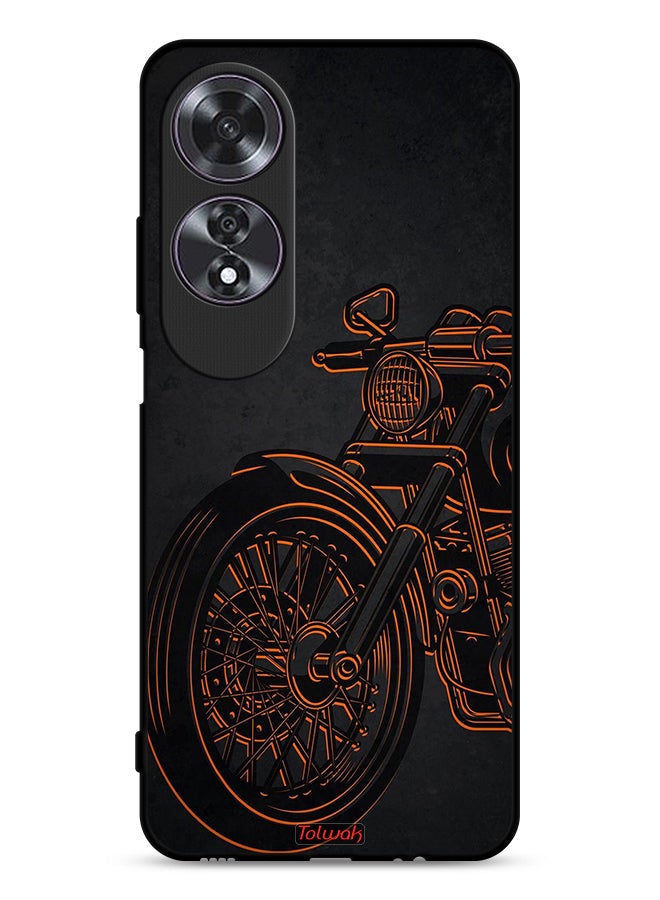 Tolwak Oppo A60 Protective Case Cover Vintage Bike - Image 1