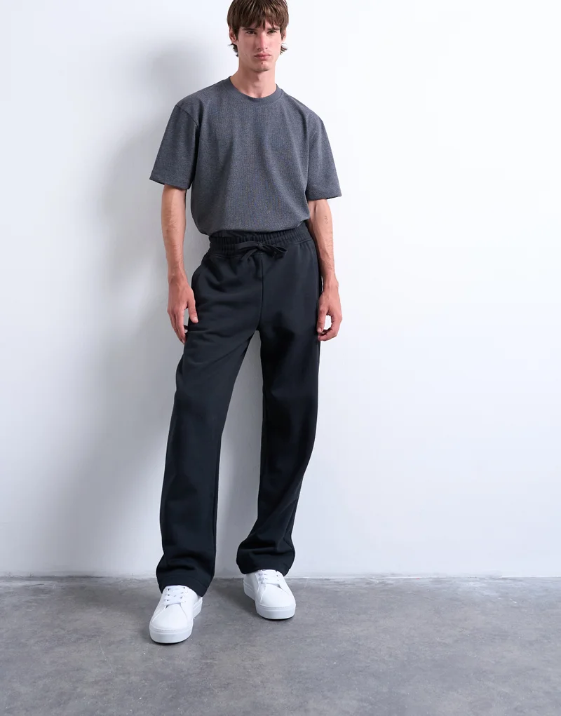 توب مان بنطلون رياضي مستقيم الساق