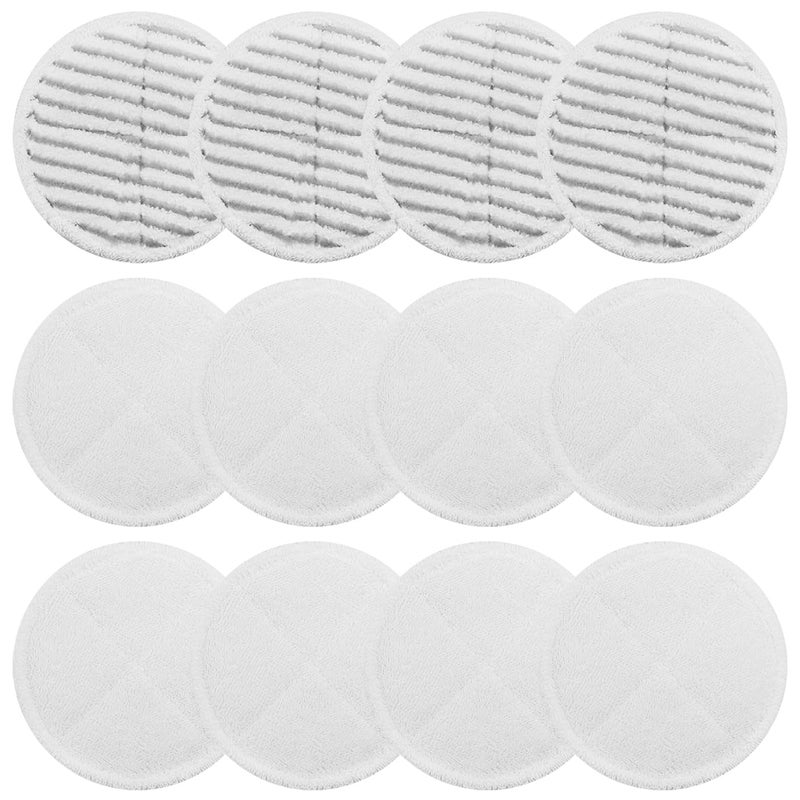 BeiLan Spin Wave Mop Pads Fit for Bissell Spin Wave 20399 23157 23159 2039A 2124A 20393 2039T 2039W 20391 20395 2307 2315A Soft Scrubby Pads for Hardwood Floor Cleaning Replacement Pads(12Pack) - Image 1