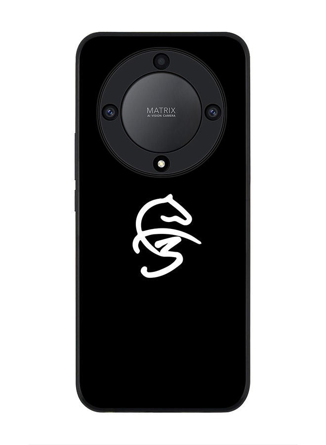 Stylizedd حافظة سوداء متينة لهاتف Honor X9a 5G - غلاف مرن من مطاط TPU مضاد للصدمات - Image 1