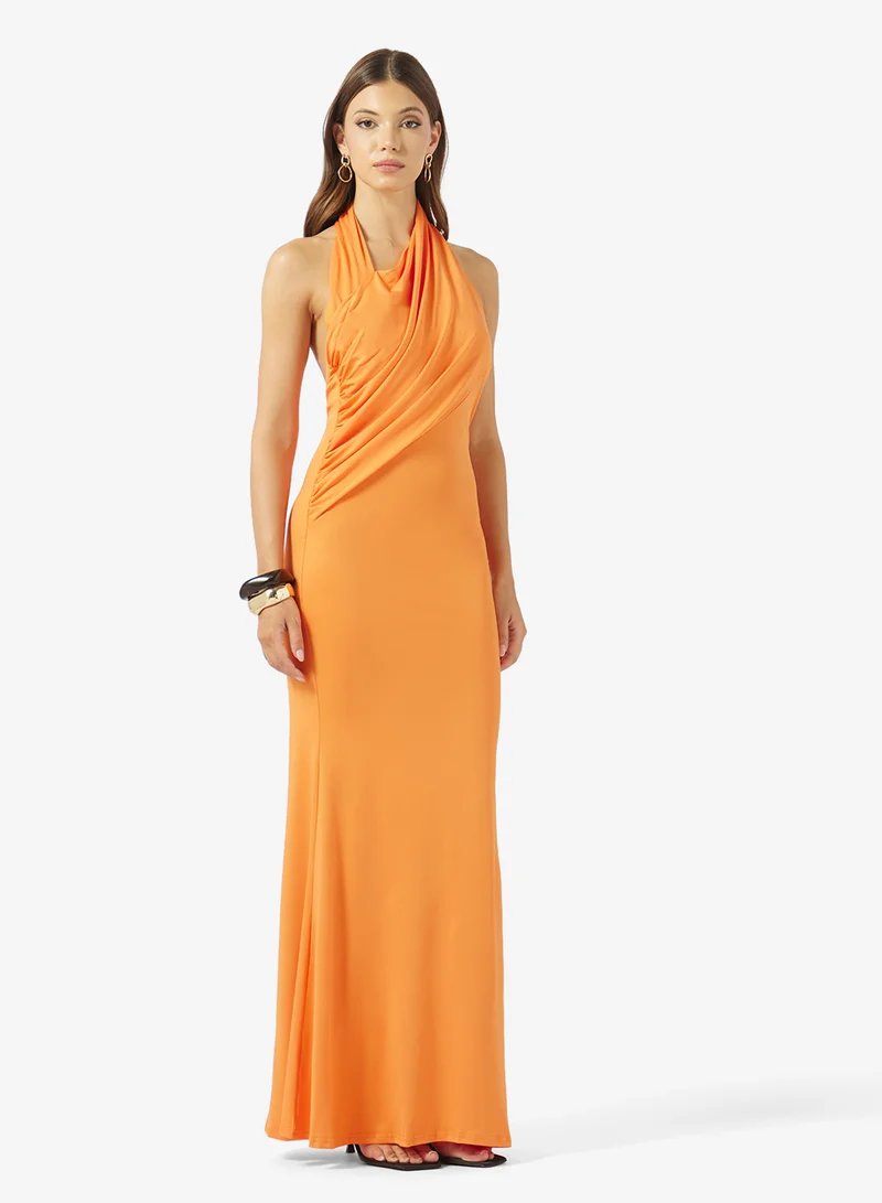 ايلا Shift Dress With Draped Detail