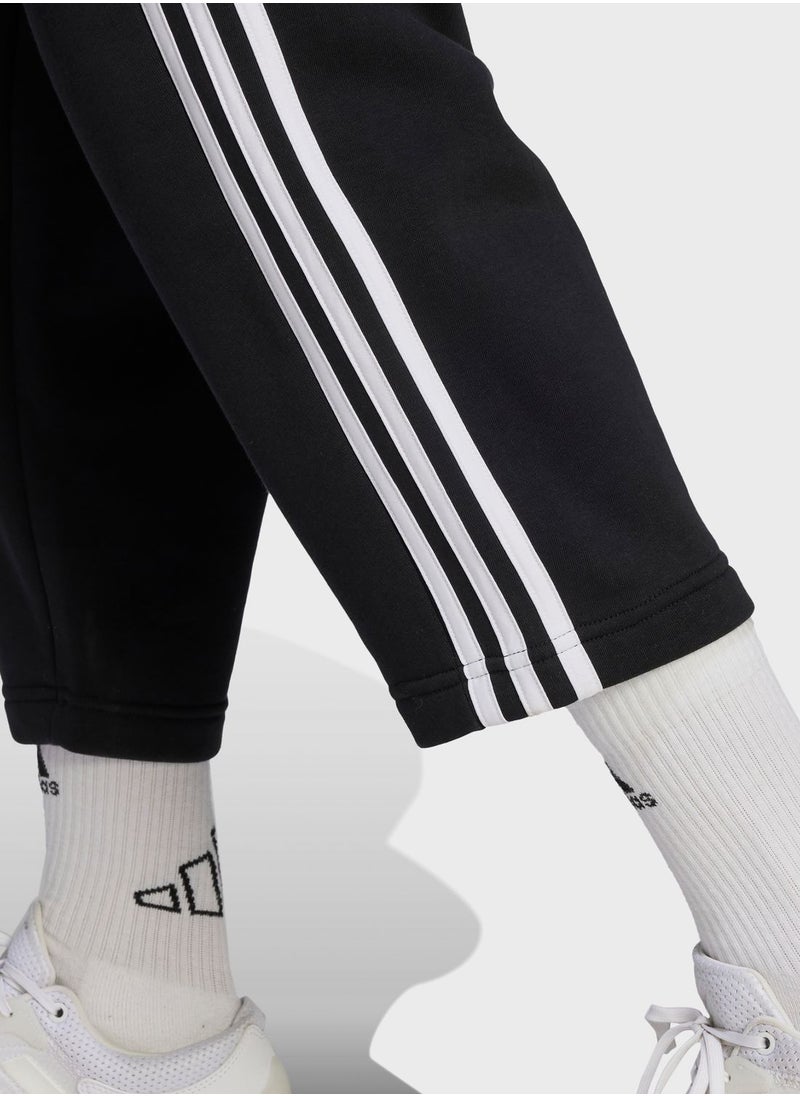 Adidas - 3 Stripes Open Hem Fleece Pants - Image 1