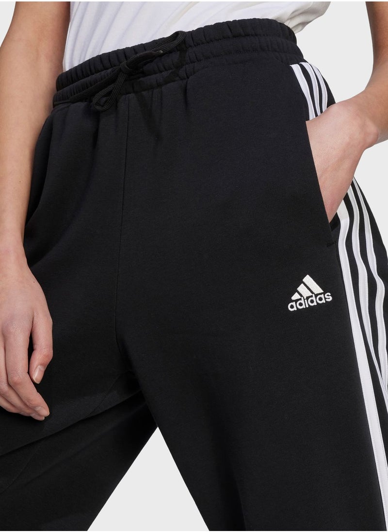 Adidas - 3 Stripes Open Hem Fleece Pants - Image 1