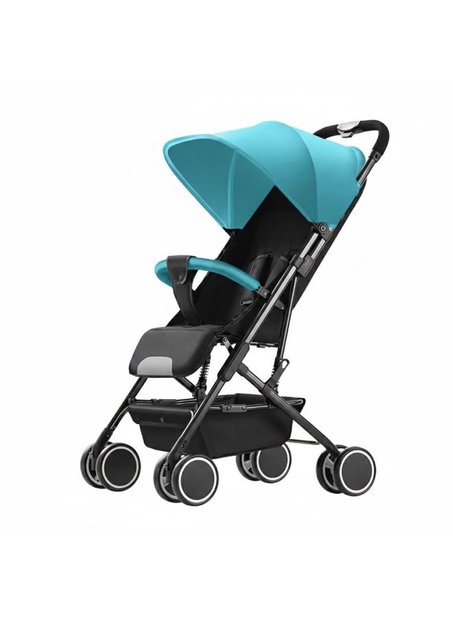 Toyland Baby Stroller with Canopy & Storage Basket – Lightweight Foldable Travel Pram for Newborns & Toddlers - Image 1