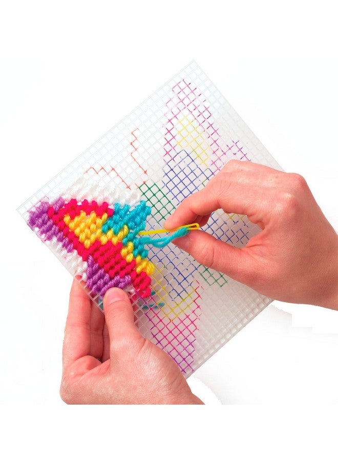 ALEX Toys Simply Needlepoint Butterfly Kids Art and Craft Activity - Image 4