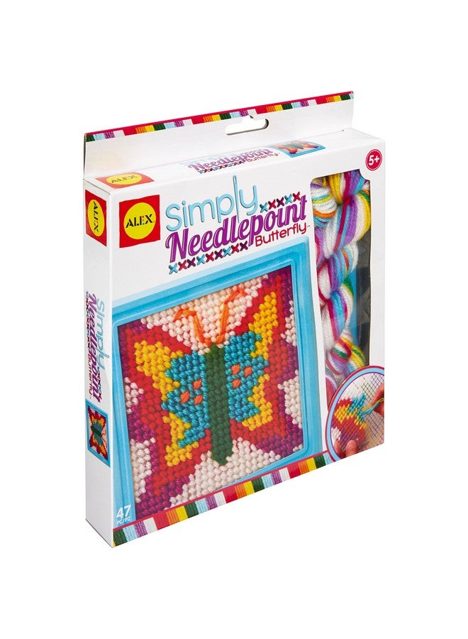 ALEX Toys Simply Needlepoint Butterfly Kids Art and Craft Activity - Image 1