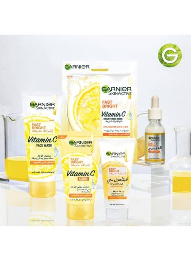 Garnier Skin Active Fast Bright Lemon Face Wash 100ml Clear 100ml - Image 5