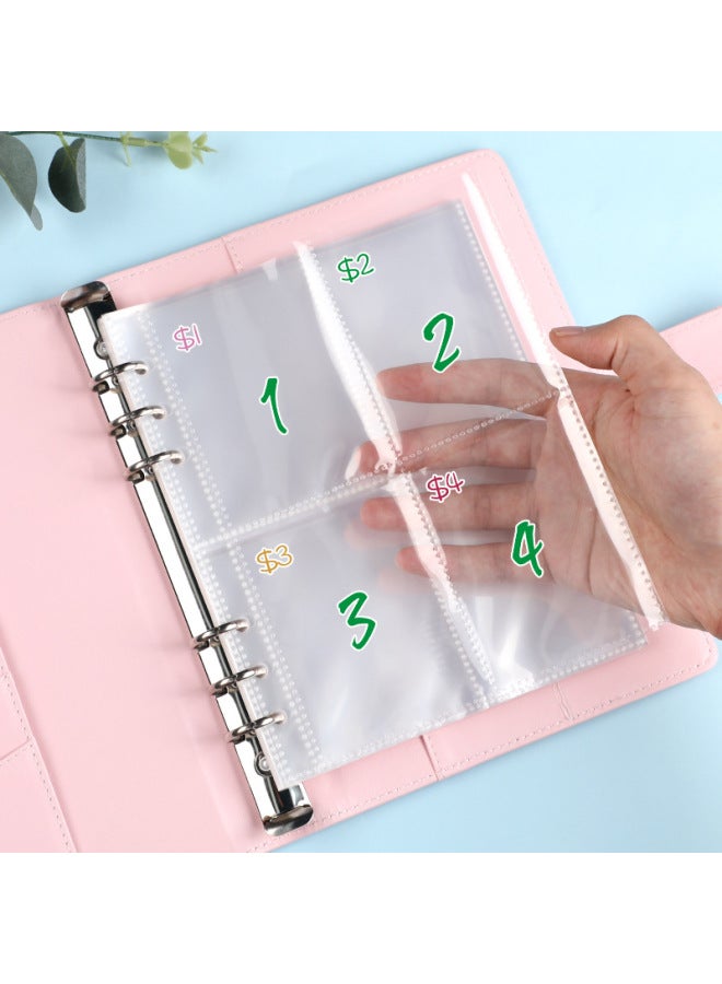 HONGYANG Envelope Challenge Binder Couple's 100-day Challenge Saving Savings Hand Account Notebook - Image 4