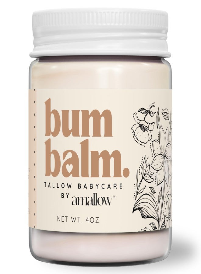 Amallow Baby Bum Balm - Diaper Area Cream for Sensitive, Rash-Prone Skin - Petroleum & Fragrance-Free - Gentle Moisturizing Balm - 4 oz - Image 1