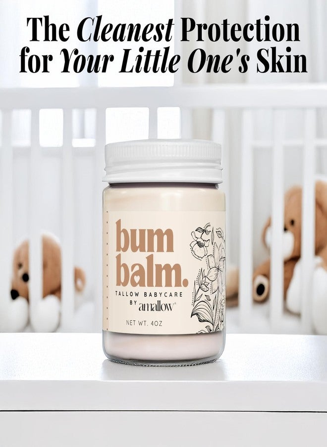 Amallow Baby Bum Balm - Diaper Area Cream for Sensitive, Rash-Prone Skin - Petroleum & Fragrance-Free - Gentle Moisturizing Balm - 4 oz - Image 5