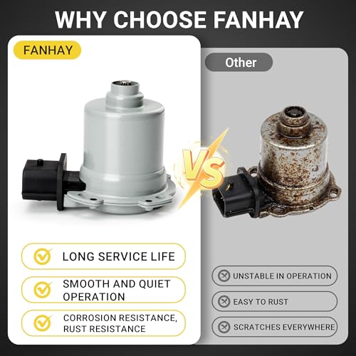 FANHAY فانهاي AE8Z-7C604-A مشغل قابض نقل الحركة الأوتوماتيكي A/B لسيارات فورد فوكاس SE SEL من 2012 إلى 2018 وفورد فييستا من 2011 إلى 2019، صمام قفل النقل AE8Z-7C604 AE8Z7C604A - Image 4