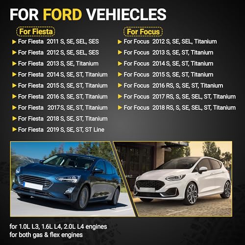 FANHAY فانهاي AE8Z-7C604-A مشغل قابض نقل الحركة الأوتوماتيكي A/B لسيارات فورد فوكاس SE SEL من 2012 إلى 2018 وفورد فييستا من 2011 إلى 2019، صمام قفل النقل AE8Z-7C604 AE8Z7C604A - Image 2
