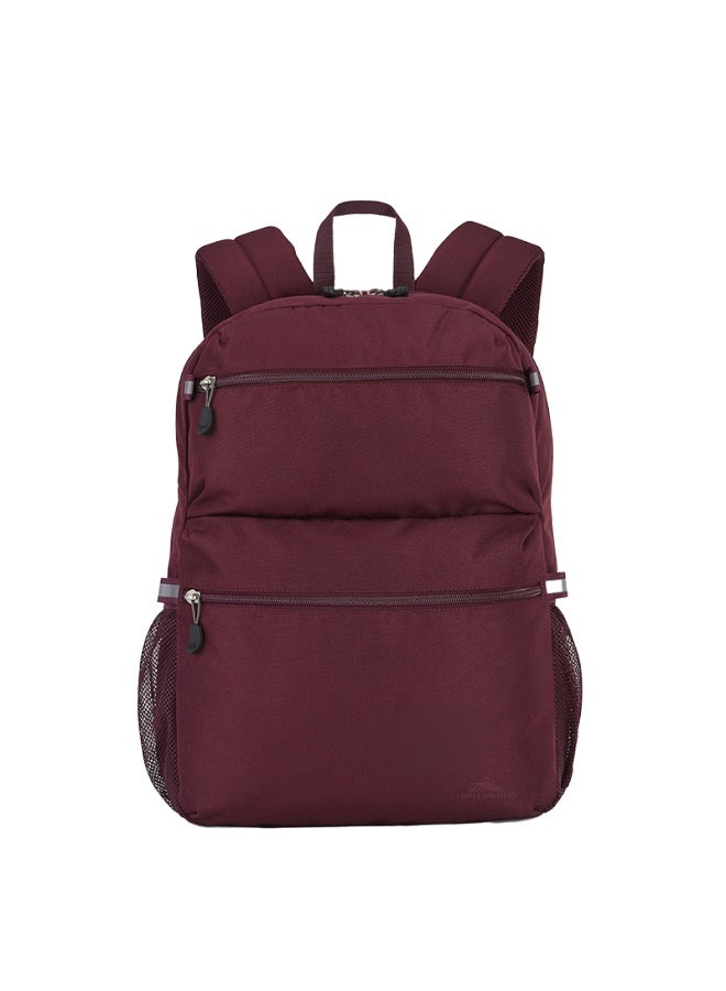 High Sierra Backpack, Urban Sports Lightweight Outdoor Hiking Mountaineering Bag, Travel Commute Casual Student Schoolbag, Chestnut Color - 24l - Image 5