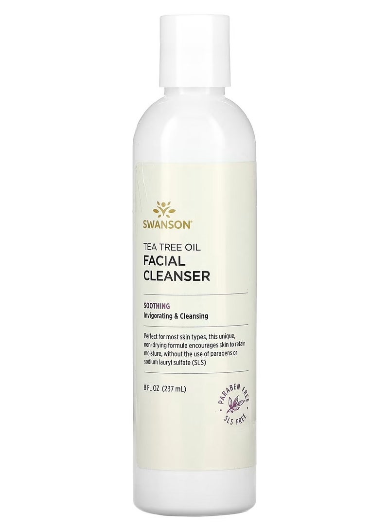 سوانسون، منظف الوجه بزيت شجرة الشاي، 8 أونصة سائلة (237 مل)