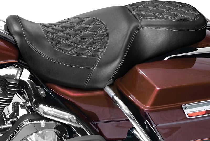 VASTMT Two-UP Motorcycle Seat for Harley Touring - Image 2
