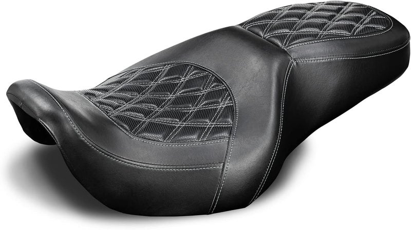 VASTMT Two-UP Motorcycle Seat for Harley Touring - Image 1