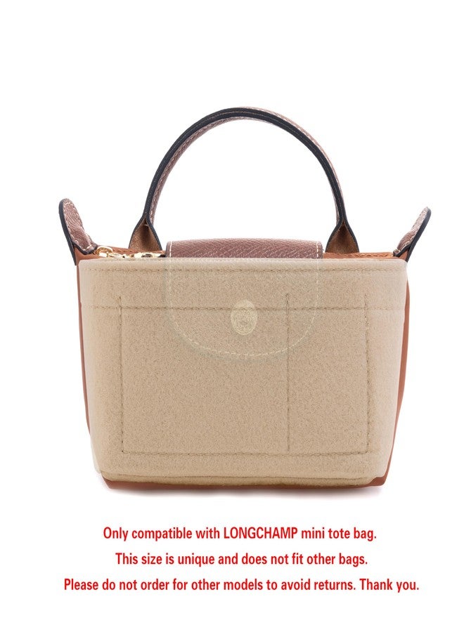 منظم حقائب ATSEKTZ الصغير لحقيبة Longchamp الصغيرة - بطانة داخلية مثالية لتخزين الحقائب الصغيرة وإضفاء لمسة نهائية أنيقة عليها، مناسبة للحقائب الصغيرة. - Image 4