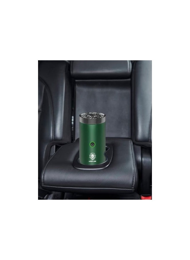 GREEN LION - Electric Car Aroma Diffuser Rechargeable Strong Output Compression Atomization Green Lion Green - Image 1