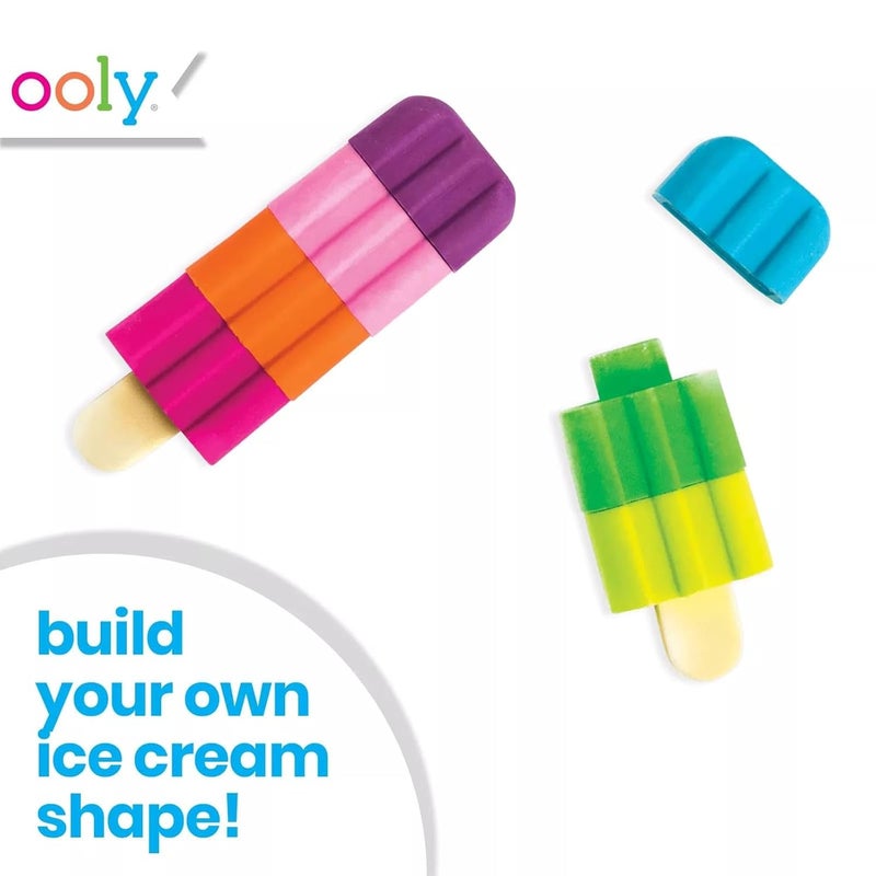 Ooly ICY pops Scented Puzzle erasers - Set of 4 - Image 3