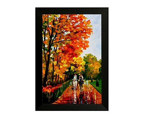 SAF Watercolor Modern Art Large 9431 Framed Art Print 35 x 3 x 50 cms Large Framed Art Print - Image 1