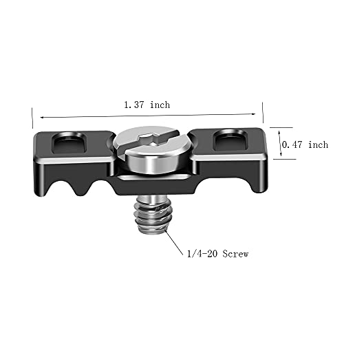 AngelReally Camera Lock Clamp and Protector - Aluminum Alloy Tether DSLR Cable Lock Clip for Most DSLR Cameras - Image 2