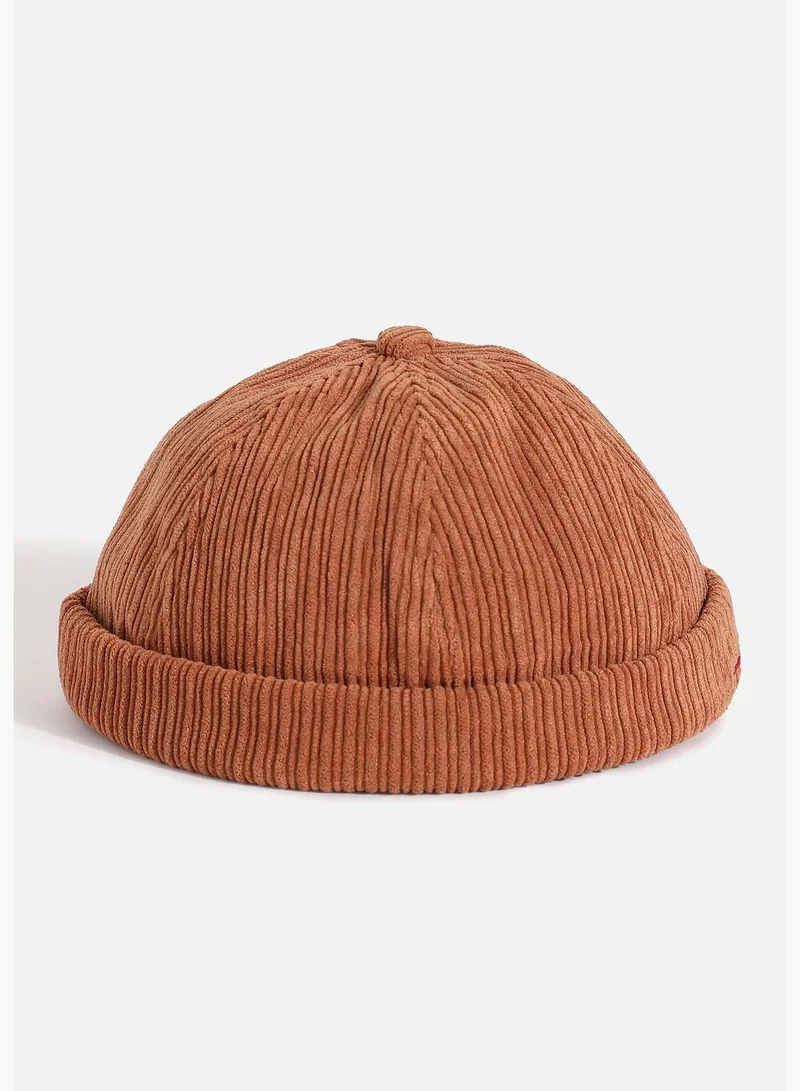 French Accent Casual Corduroy Beanie Hat