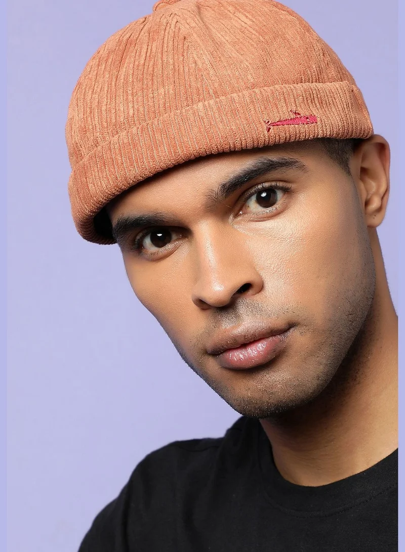 French Accent Casual Corduroy Beanie Hat