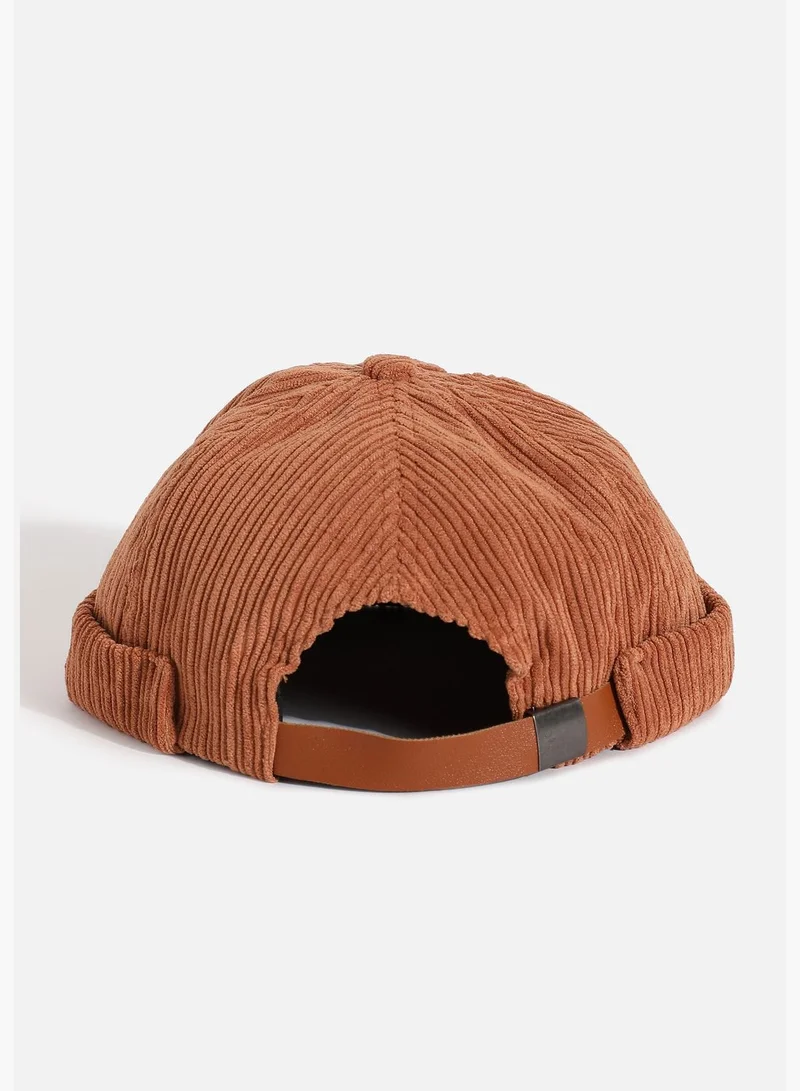 French Accent Casual Corduroy Beanie Hat